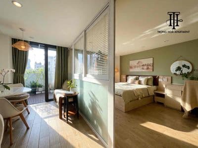 Căn hộ Penthouse 1 phòng ngủ ban công thoáng Phạm Ngọc Thạch Quận 3