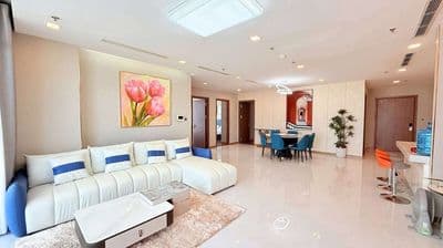 Cho thuê căn góc 4PN, 188m2, view sông, Park 2, Vinhomes Central Park