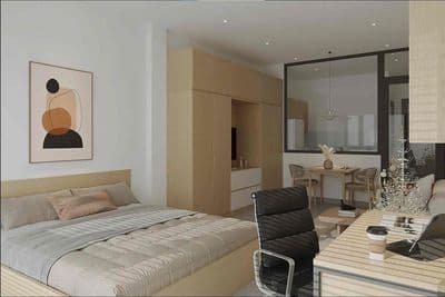 Căn hộ studio siêu rộng nằm tại trung tâm quận 2