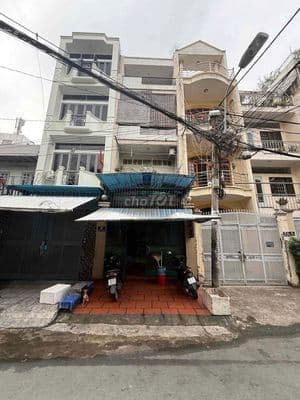 Bán nhà MT Nguyễn Xí DT:4x13 KC:1 hầm 5 lầu HDT:55tr/tháng giá:13.5TL