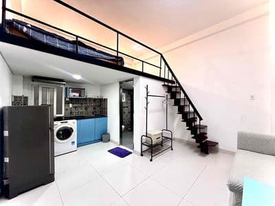 Khai trương căn hộ duplex 40m2 máy giặt riêng. Gần cầu Công Lý