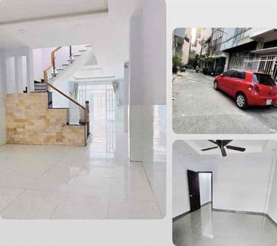 Nhà rộng mới, dài 15m, 1 trệt 1 lầu + 1 lửng sân thượng 3p. ngủ ok