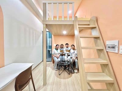 Duplex full nội thất - có thang máy - máy giặt riêng, mới 100%, ở liền
