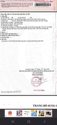 Bán 516m2 mặt tiền đuờng 838 châu văn liêm thị trấn Đông thành Đức huệ