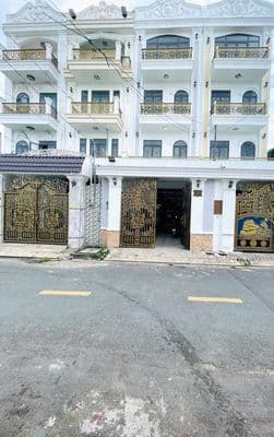 2Tỷ Có Biệt Thự 4 Tầng Gần Vin Hóc Môn-QL22, Chợ,Trường Học,UBND,BV,..