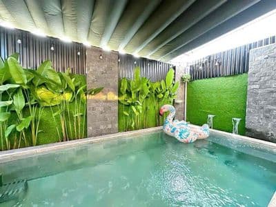 Cho thuê villa 3pn có hồ bơi đường Nguyễn Phạm Tuân ngay bãi tắm Tân T