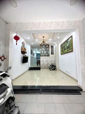 Nhà kdc hồng đào gần vạn phúc, 3lầu 4pn 3wc sân đậu oto, nội thất xịn