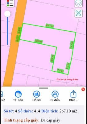 Chính chủ bán nhà 267m² - sổ riêng - mặt tiền đường - giá tốt