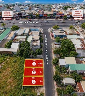 Đất 6x15m, Shr Đg 6m 1/70m Phan Văn Hớn Gần Trường Tiểu Học XTT