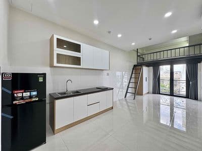 Cho thuê căn hộ ban công full nội thất đường phạm văn bạch - gò vấp