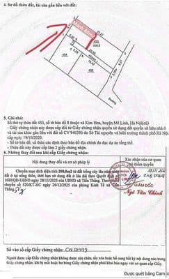 Bán đất 80m2 full thổ cư, Kim Hoa - Mê Linh, Hà Nội