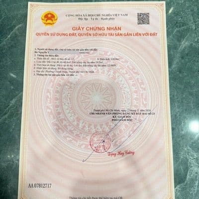 Bán đất thổ cư Định Hoà, Thủ Dầu Một, DT 4x30m