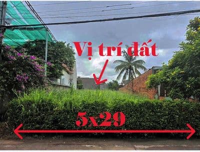 Bán nhanh 146,3m2(5x29)giá 1tỷ250 Nguyễn Thị Lắng cách VinHóc Môn 1km