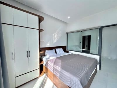 Căn hộ 1 phòng ngủ mới tinh khiu hòa hải | chỉ cần đi bộ đến bãi biển