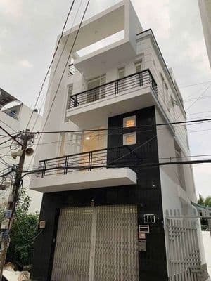 Nhà 1 Trệt 3 Lầu 4PN 8x20m Hẻm Xe Hơi Huỳnh Tấn Phát Quận 7