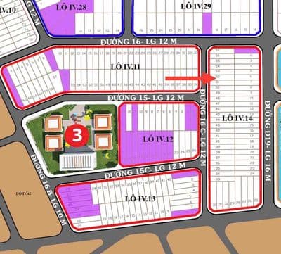 NỀN ĐẤT 1/ TRỤC A4 - KĐT Đông Tăng Long - 6.99 Tỷ