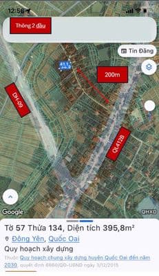 Lô đất hiếm Đông Yên - 400m2. HXH thông - cách TL412B 200m