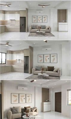 Suncassa 1,3 phòng ngủ full nội thất