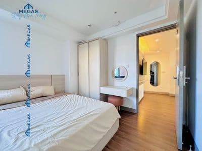 Căn hộ 2 phòng ngủ balcony - khu trung tâm - view sông biển