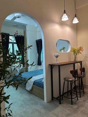 Cho thuê studio full nt- 1pn tách bếp- khu vực lê văn sỹ