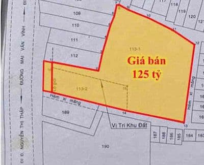 Bán khu đất mt 59a 61 mai văn vĩnh q7, có hh cho mg 1%