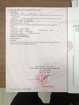 Bán nhà hẻm xe hơi bình tân