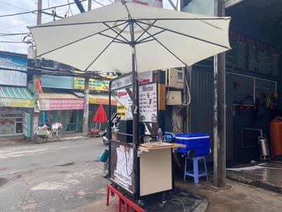 Cho thuê xe bán cf sáng Full đồ chỉ việc đứng bán