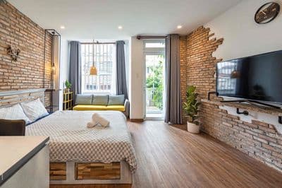 Căn Hộ Studio Quận 1_Ban Công_Full Nội Thất_Dọn phòng 2lần/1tuần