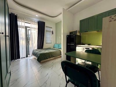 STUDIO tách bếp Máy giặt riêng Cách HUFLIT vạn hạnh mall 500m Gần UEH