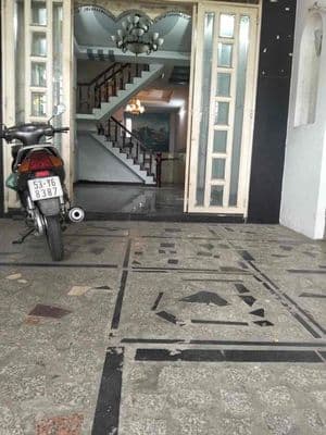 Nhà mặt tiền trệt 2 lầu sân thg 4,5*16; 3pn tiện KDOANH
