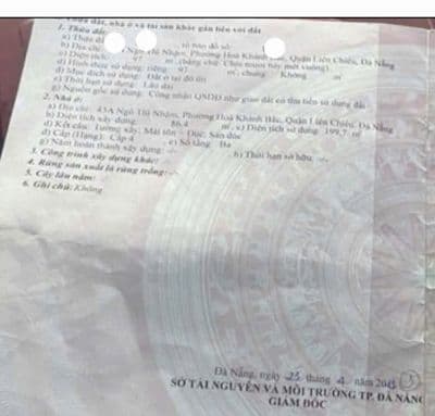 Mặt tiền 10,5m kinh doanh sầm uất - đường ngô thì nhậm