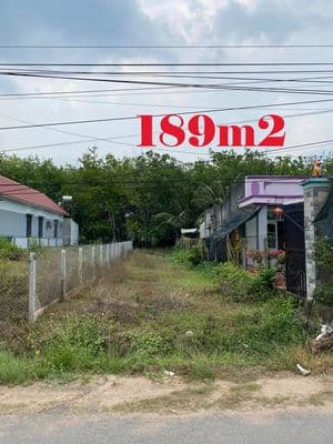 Ngộp quá ngộp!Bán nhanh bán lẹ 189,6m2-950triệu Tỉnh Lộ 2 sổhồngriêng
