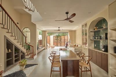 Cho thuê nhà nguyên căn 3 tầng 6 phòng ngủ mới xây khu mỹ gia