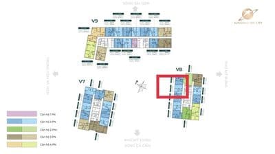 2PN 5,7 tỷ, TMDV 4,7 tỷ (đã VAT). Căn hộ 5 sát PMH.