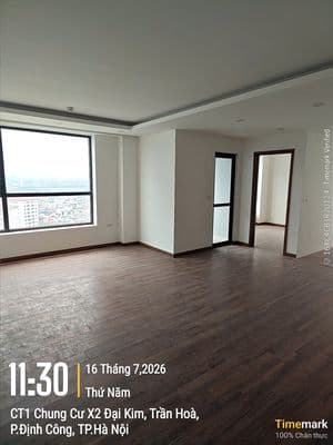 Bán căn hộ chung cư x2 đại kim 107m2 - 3pn - căn góc - giá siêu rẻ
