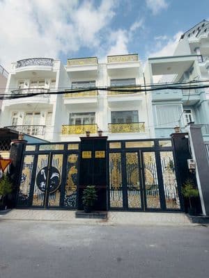Cho thuê nhà mới tinh đường nguyễn thị nhuần. 1 trệt 2 lầu, dt 4×25