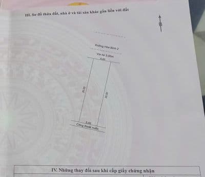 Bán đất MT đường Hòa Bình 2, Gần sông, Ngũ Hành Sơn, giá 4 tỷ 1 Tl