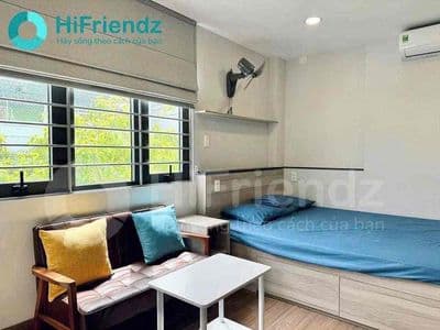 cho thuê căn hộ full nội thất ngay đoạn cầu bông giáp quận 1