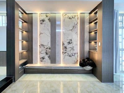 chính chủ bán 10ty500 nhà 2 mặt tiền hóc CXPLA- 4x18 + 4 lầu giá nhon