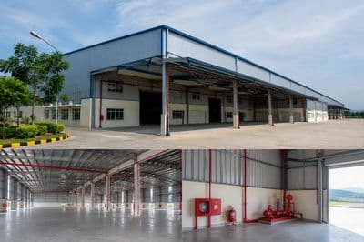 Nhà kho 1800m2 sẵn pccc, trong kcn tại đà nẵng, cho thuê giá rẻ 50k