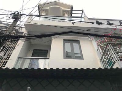 nhà 4 x 14, đúc 2 lầu , hẻm 4m 1/ phạm văn chiêu , p9