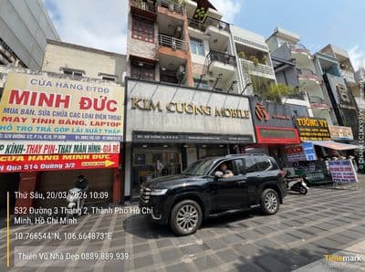 Bán mặt tiền 528 3 Tháng 2 đoạn vỉa hè 10m (DT: 4,2x24m, 2 lầu) Q.10