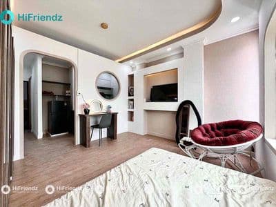 Cho thuê căn hộ 1 phòng ngủ riêng biệt ngay công viên gia định