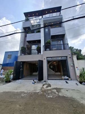 bán nhà xây mới 1 trệt 3 lầu đường an phú đông 27