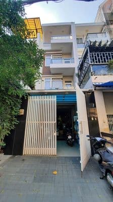 Cho thuê nhà mặt tiền đường tên lửa 4,5x20m 3l sân lề rộng thoáng
