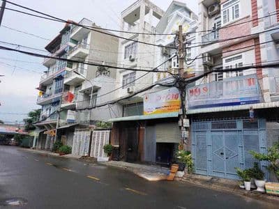 Cho thuê Nhà 4 x20m.Đúc 4 Tầng Mặt Tiền Đường 12m.Phường Thới An.Q12