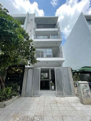 Nhà mới xây, 5x20m, hầm, trệt, 3 lầu, sàn trống, p. An Phú, quận 2 cũ
