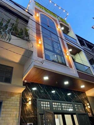 Nhà full nội thất+4 tầng hxh 1 sẹc phan huy ích-qtb 5x10m