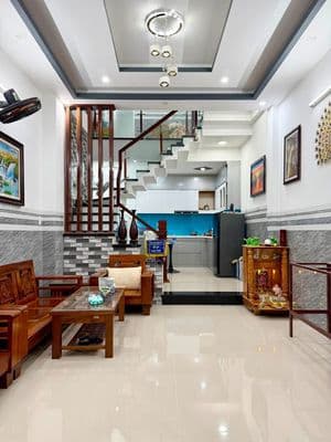 Nhà 3 tầng kiệt oto nguyễn phươc nguyên 60m2