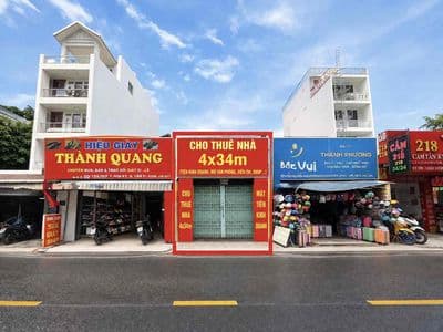 Cho thuê nhà mặt tiền tân kỳ tân quý, tân phú, 136m², 21 triệu